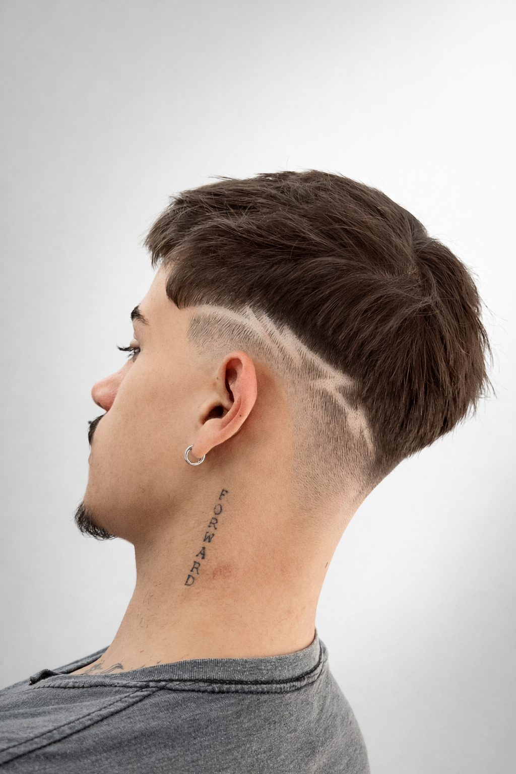Taper fade com design lateral